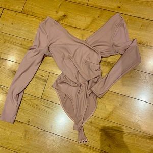 Topshop Ribbed Bodysuit